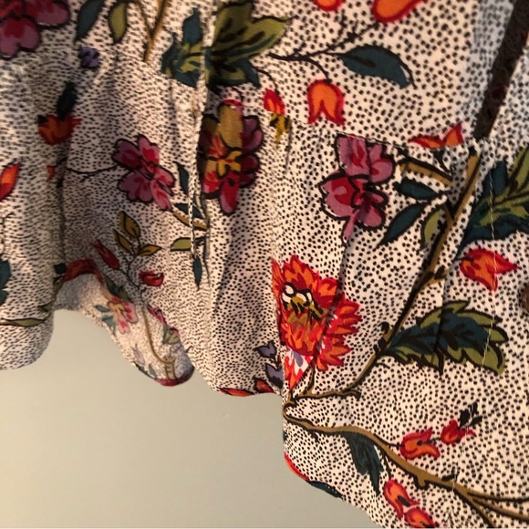 Anthropologie Maeve Janie Flounced Peasant Blouse. Size 00. - Picture 9 of 12